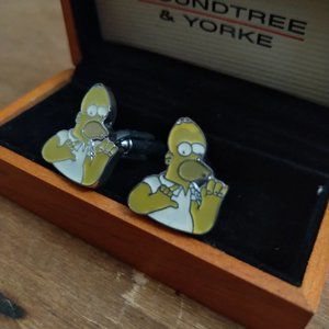 Homer Simpson cufflinks